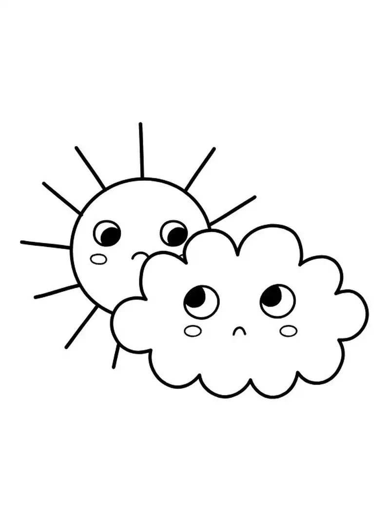 Tranh tô màu đám mây là như thế nào