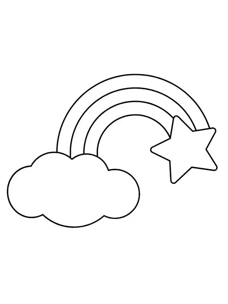 Khám phá sắc màu với tranh tô màu đám mây cho trẻ mầm non