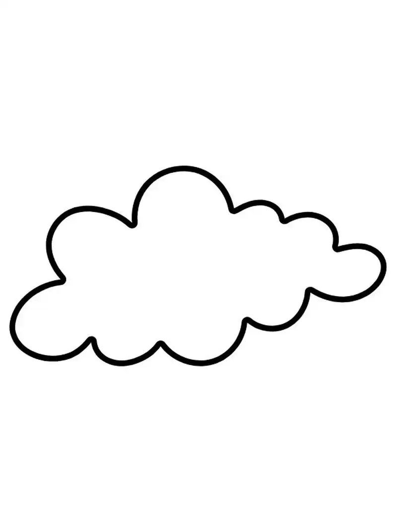 Giúp bé làm quen màu sắc qua tranh tô màu đám mây cho bé 2 tuổi