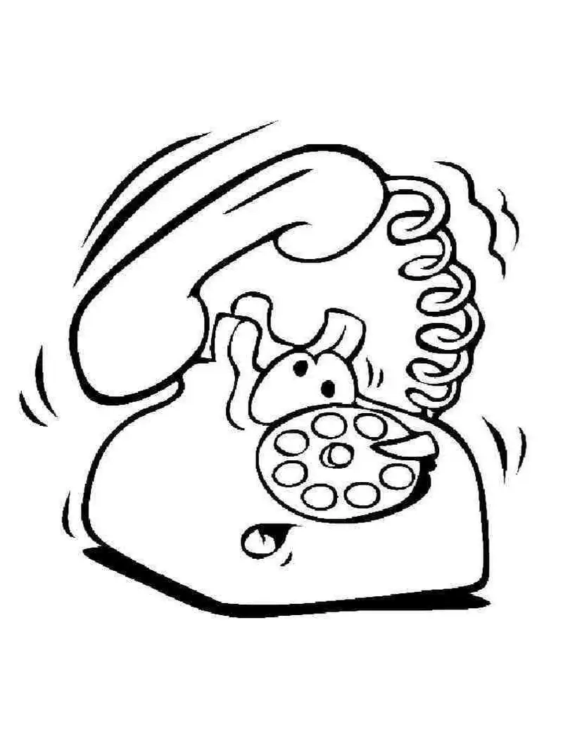 Tải về in hình điện thoại tô màu để bé thỏa sức sáng tạo