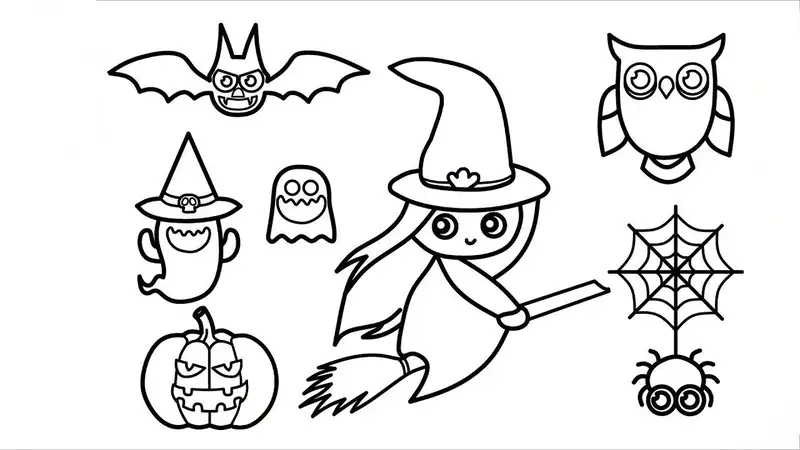 Tranh tô màu halloween là như thế nào