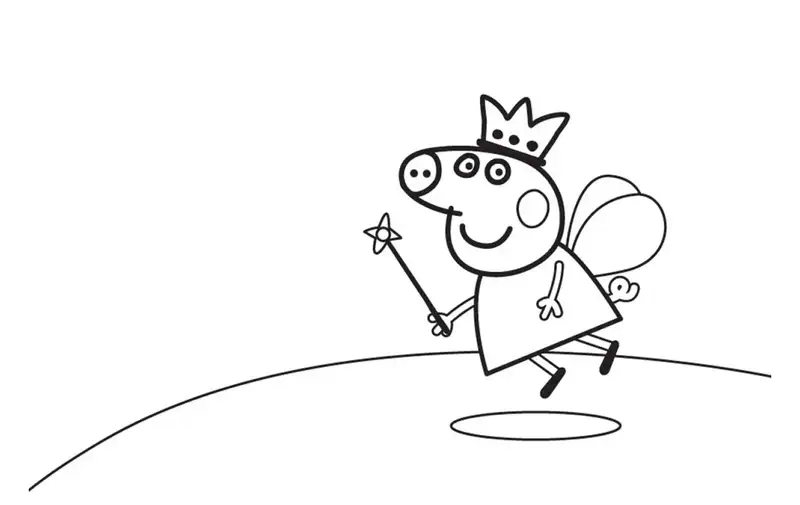 Tranh tô màu Heo Peppa là như thế nào