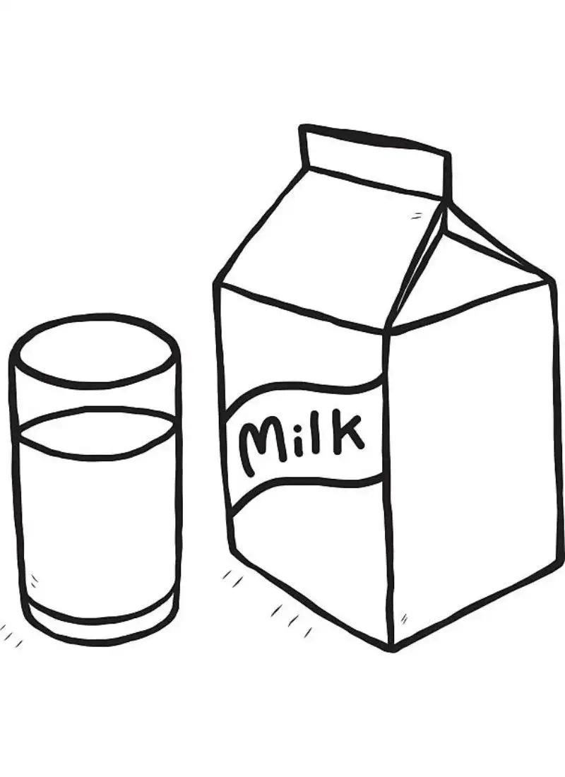 Thỏa sức vẽ với in hình tô màu trà sữa dễ thương