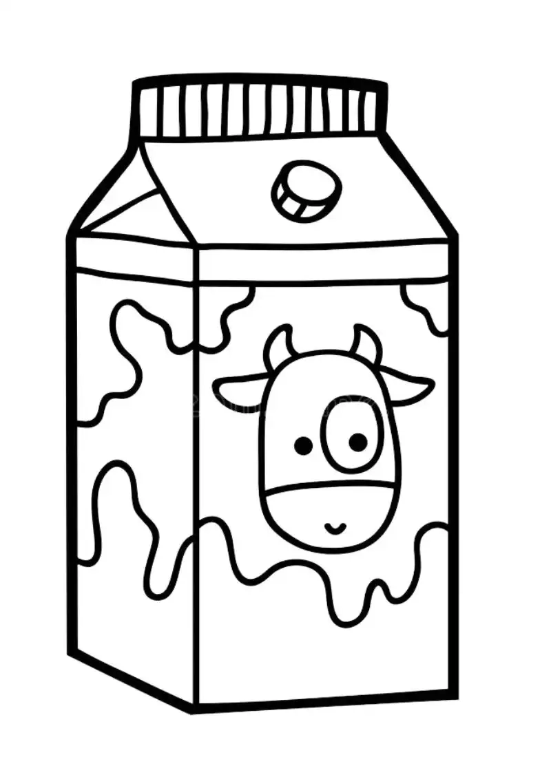Khơi dậy trí tưởng tượng nhờ tranh tô màu hộp sữa cute