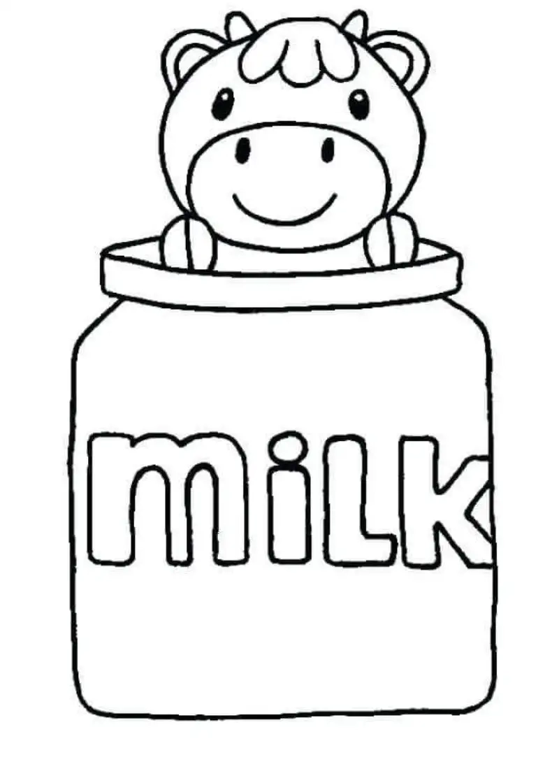 Khám phá màu sắc trong tô màu hộp sữa