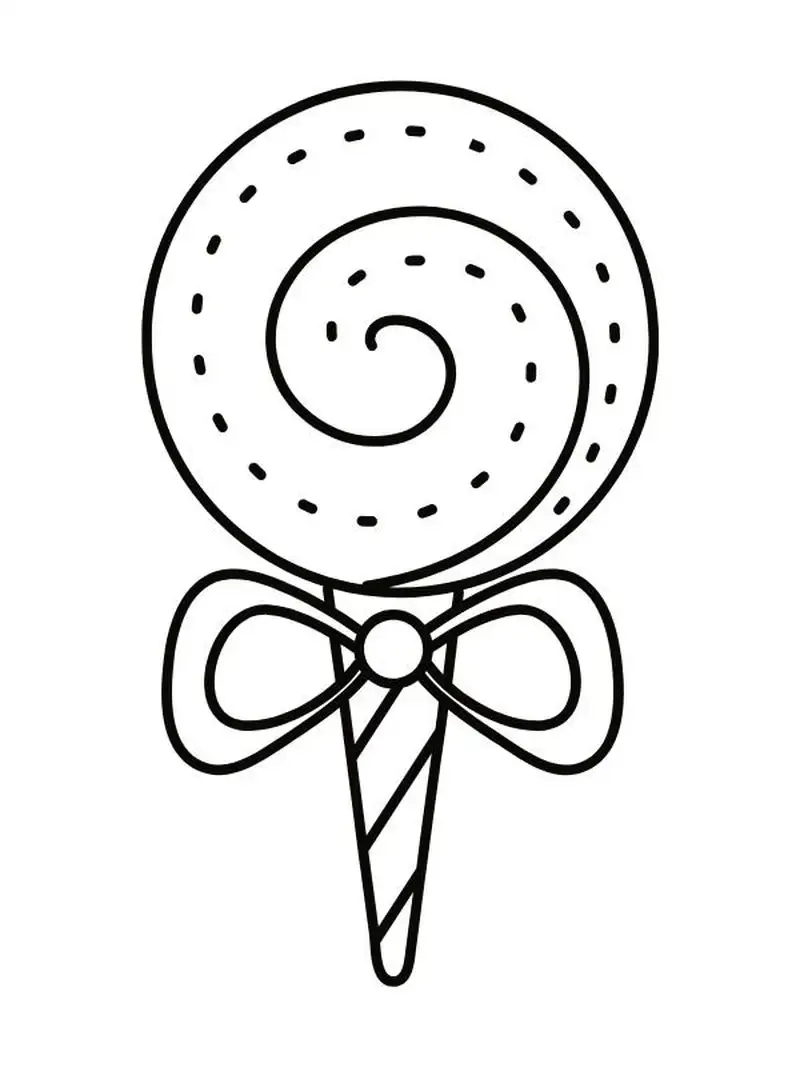 Khám phá bộ tranh tô màu kẹo mút thú vị cho bé