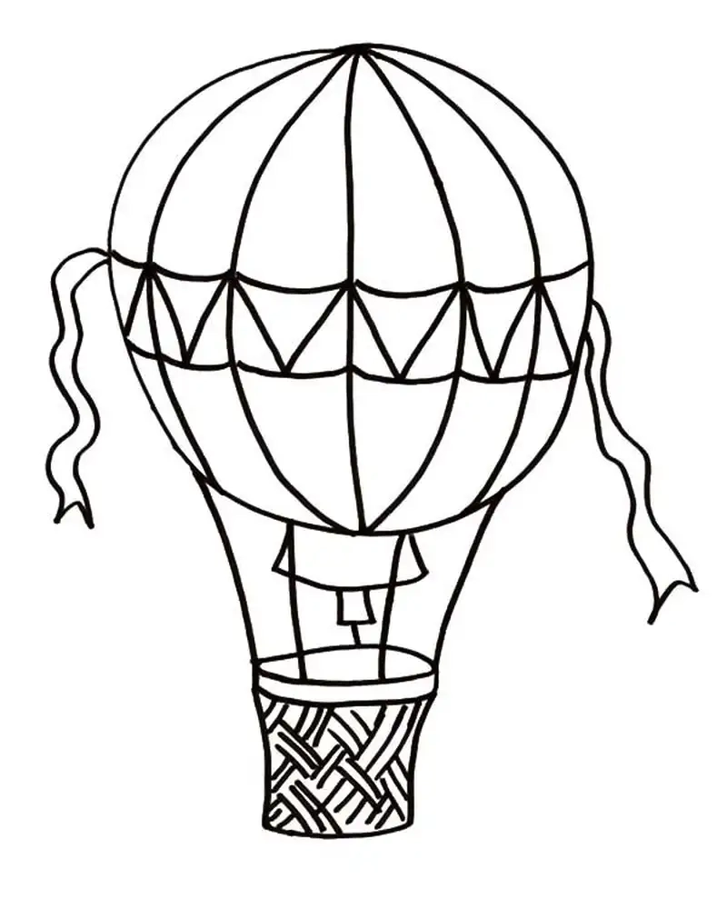 Tranh tô màu khinh khí cầu là như thế nào