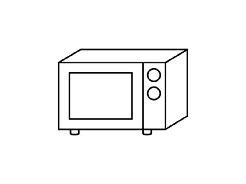 Tô điểm lò vi sóng màu đen sinh động giúp bé phát triển kỹ năng