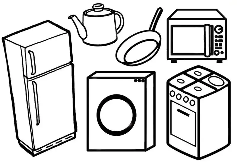 Khám phá tranh tô màu lò vi sóng cho bé thêm sáng tạo