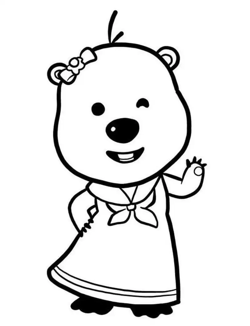 Khám phá niềm vui với tranh tô màu Loopy và bạn bè cùng nhau