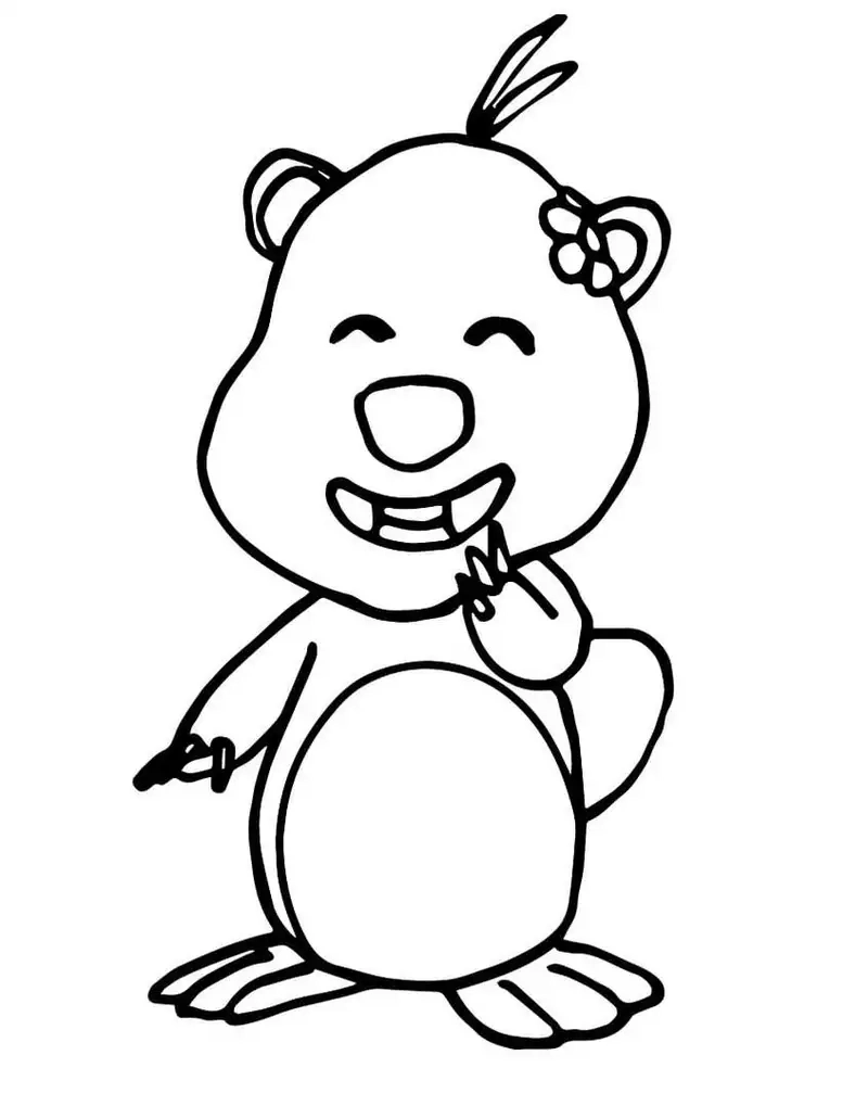 Vẽ vui với tranh tô màu Loopy online mọi lúc mọi nơi