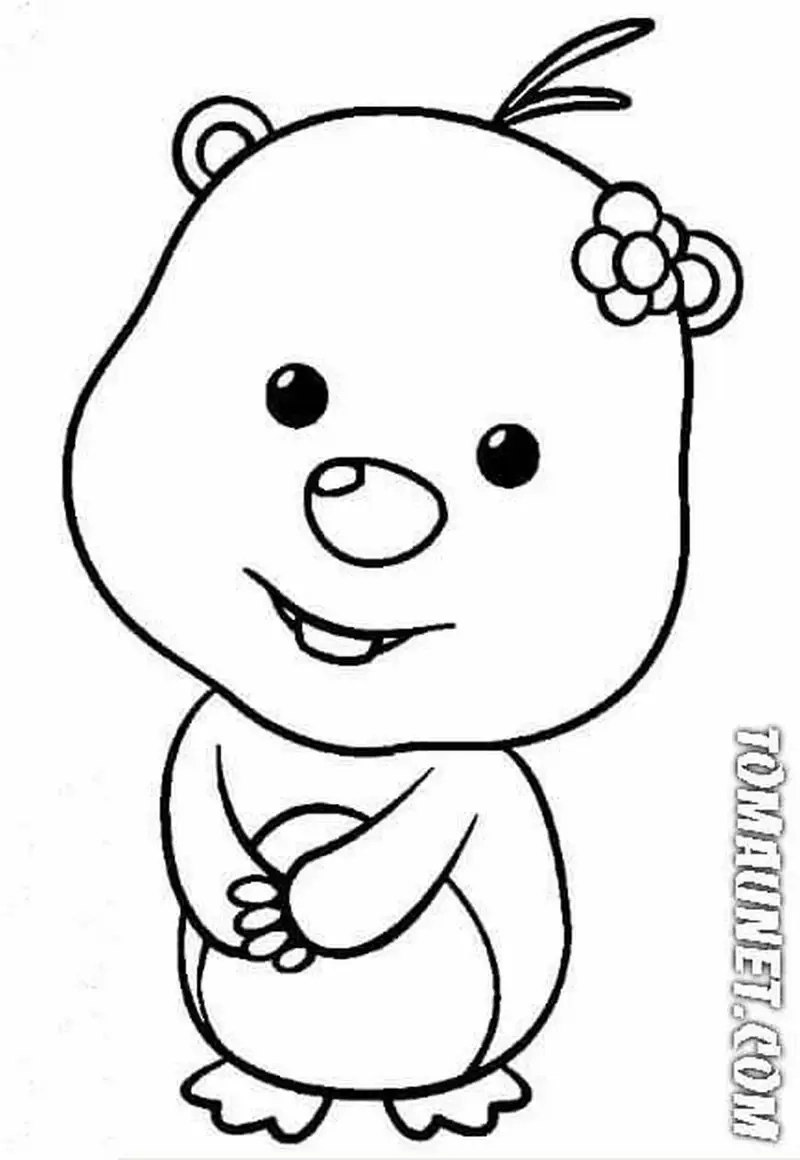 Tận hưởng phút giây sáng tạo với tranh tô màu Loopy dễ thương