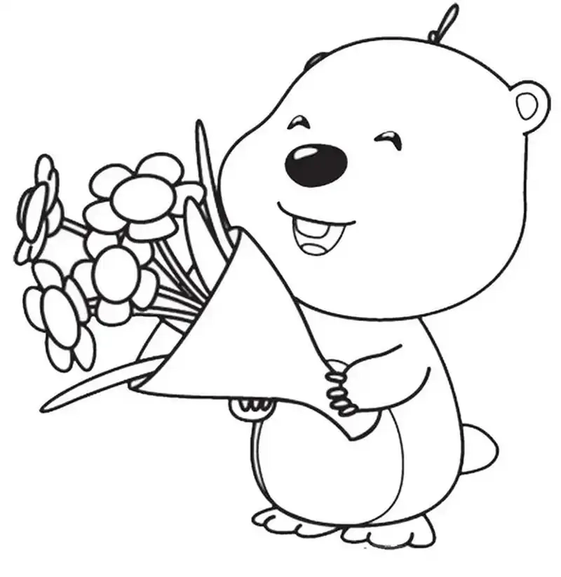 Thỏa sức tô màu với tranh tô màu Loopy online đơn giản