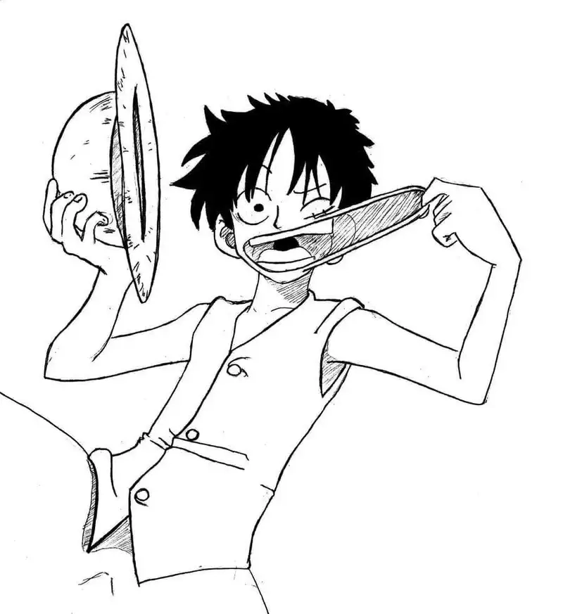 Khám phá phong cách mới của tô màu luffy gear 5 đầy ấn tượng