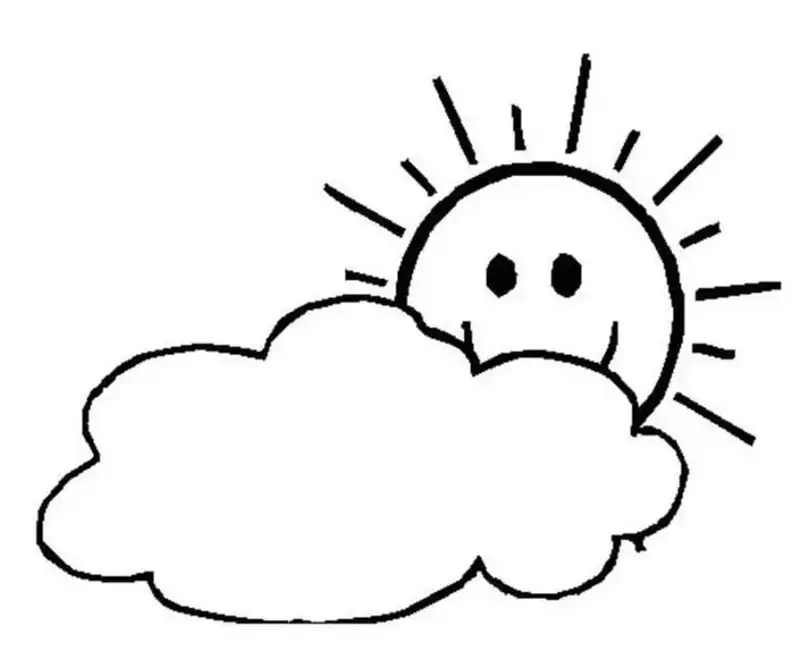 Tranh tô màu mặt trời cho bé giúp bé học màu sắc vui