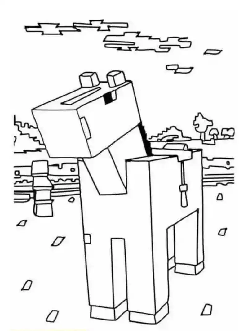 Thử tài khéo léo với bộ sưu tập tô màu trong minecraft