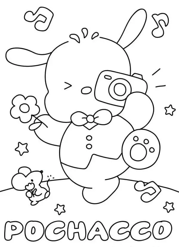 Sáng tạo không giới hạn với tranh tô màu pochacco dễ thương