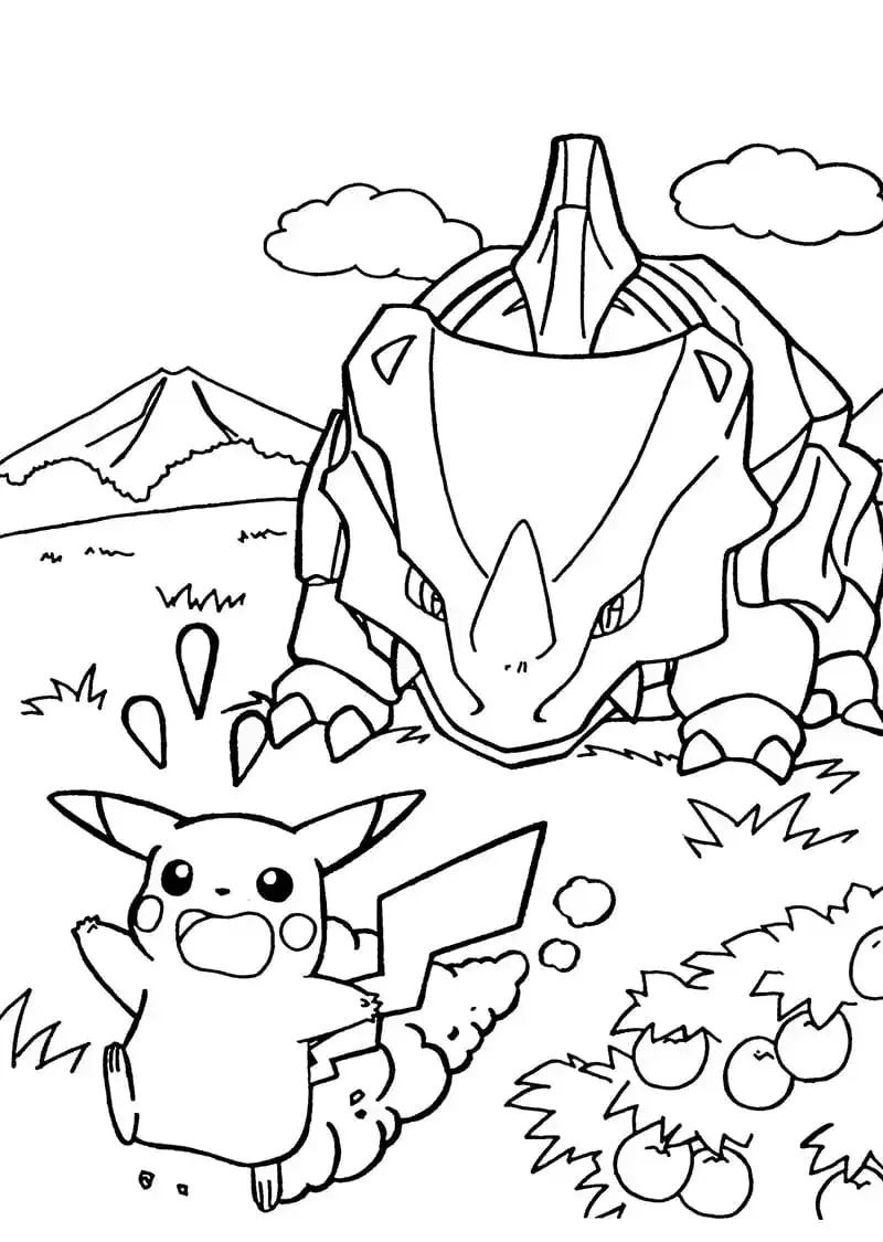 Bé thỏa sức tưởng tượng với tranh tô màu pokemon hệ rồng