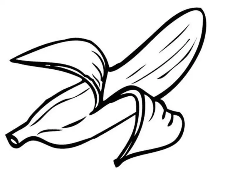 Khám phá tranh tô màu quả chuối cho trẻ em cực dễ thương