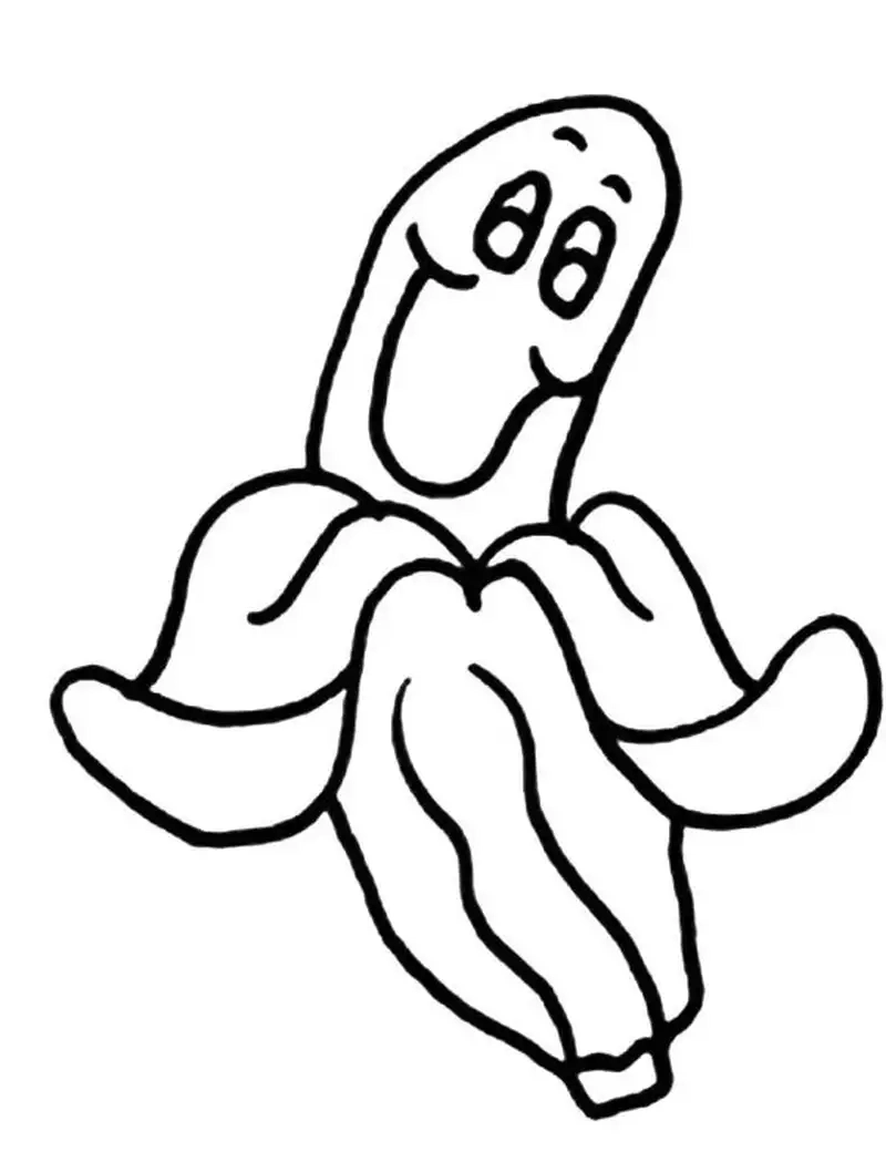 Sáng tạo thú vị với tranh tô màu quả chuối cho bé vui nhộn