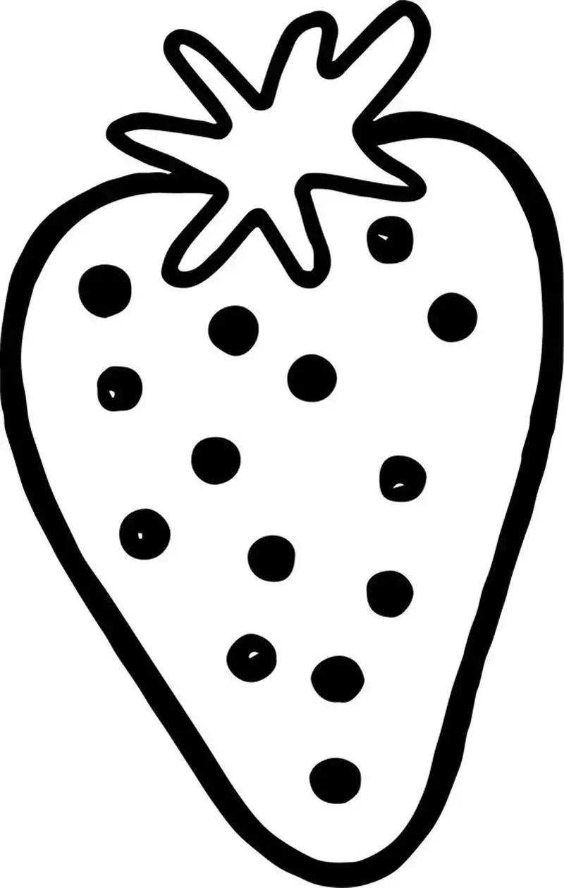 Khám phá hình ảnh tô màu quả dâu tây đẹp mắt cho bé thỏa sức