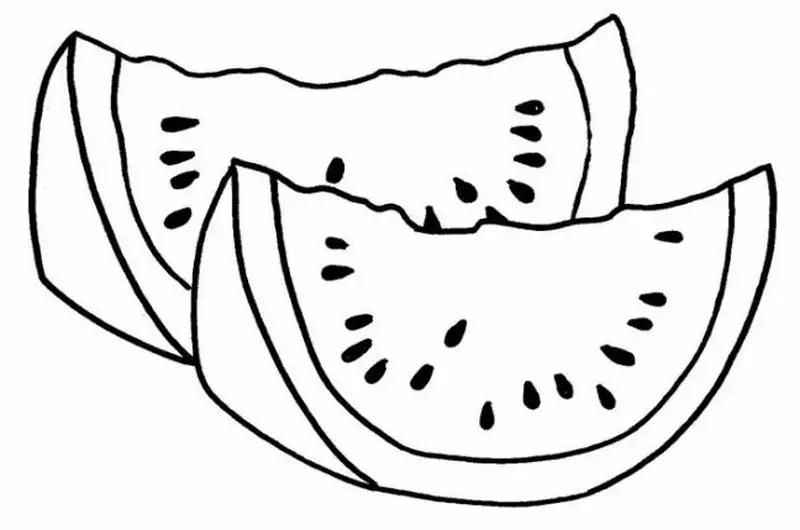 Bé thỏa sức sáng tạo với hình tô màu quả dưa hấu