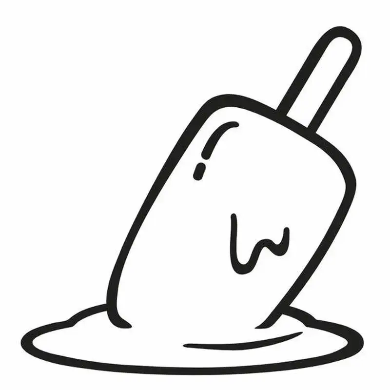 In tranh tô màu que kem đơn giản tại nhà