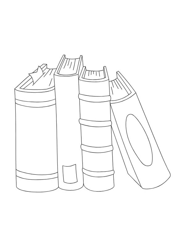 Giờ thư giãn tuyệt vời cùng hình tô màu quyển sách