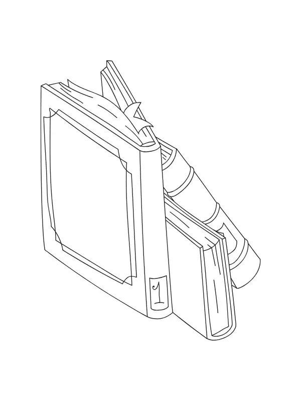 Khám phá bộ sưu tập sinh động tranh tô màu hình quyển sách