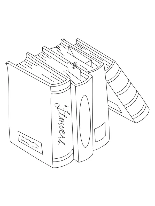 Tận hưởng giờ phút thư giãn với hình tô màu quyển sách
