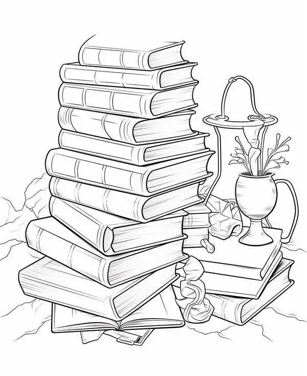 Khám phá ngay bộ tranh tô tranh tô màu quyển sách thú vị