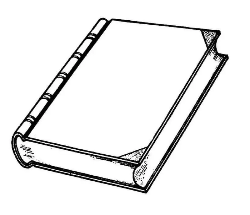 Hình tô màu quyển sách giúp bé rèn luyện khéo tay