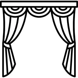 Sưu tập mẫu tranh tô màu rèm cửa đa dạng phong cách trẻ em