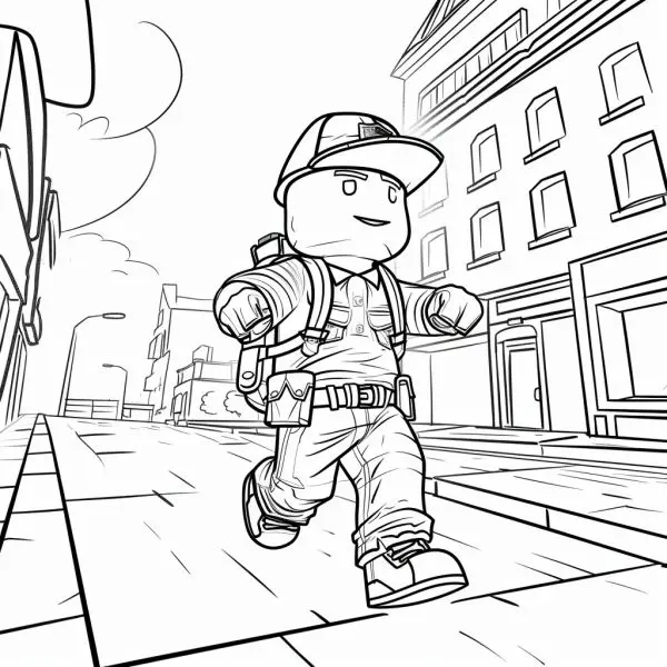 Tải ngay tranh tô màu Roblox miễn phí đơn giản và nhanh chóng