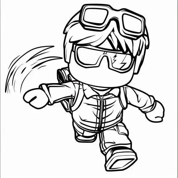 In tranh tô màu Roblox A4 tiện lợi cho mọi bé yêu thích