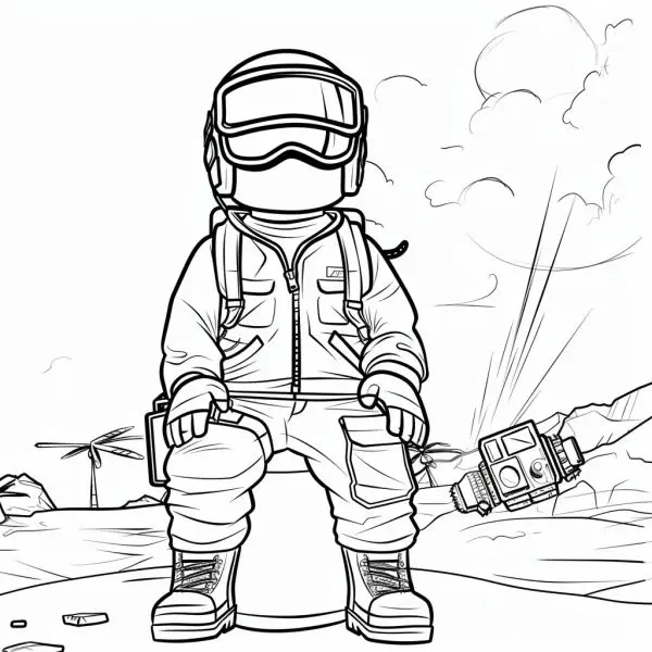 Nhận tranh tô màu Roblox A4 tải về tiện lợi và nhanh