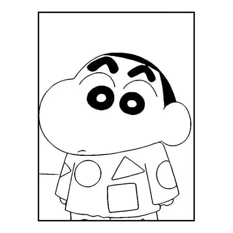 Tập tô sắc màu với tranh tô màu cậu bé bút chì ngộ nghĩnh