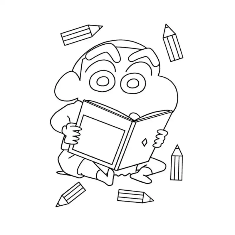 Bé sáng tạo cùng shin tô màu cực vui và đáng yêu