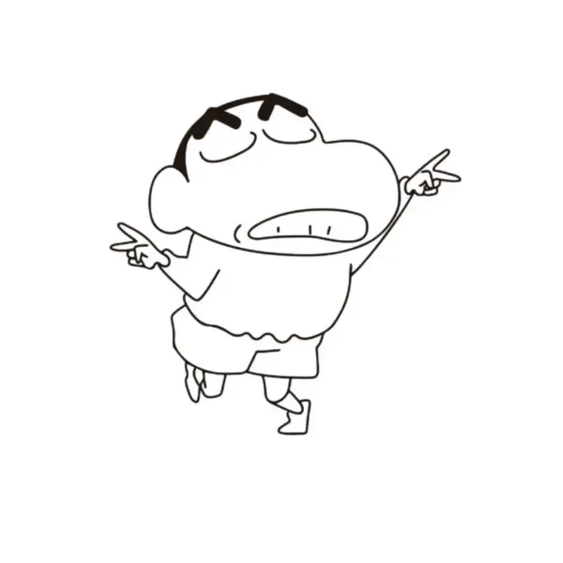 Cùng bé khám phá hình tô màu shin cậu bé bút chì cực đáng yêu