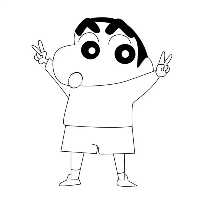 Sưu tầm ngay hình tô màu cu shin đầy màu sắc