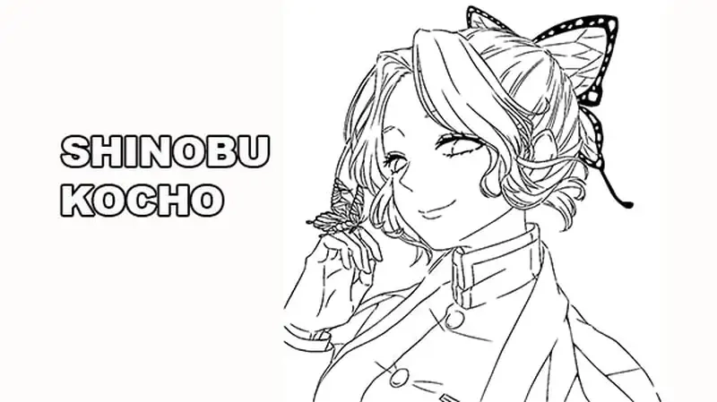 Tranh tô màu Shinobu là như thế nào