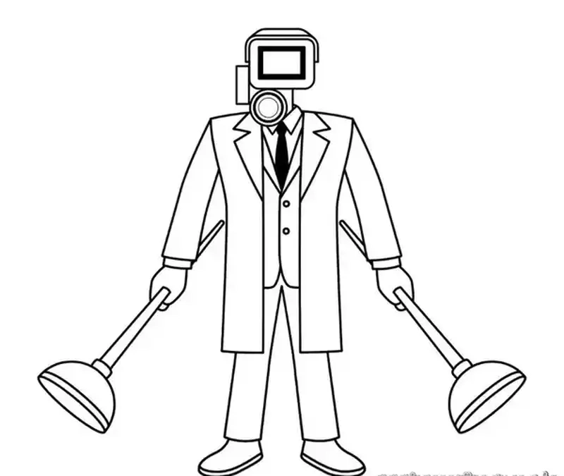 Tranh tô màu Skibidi là như thế nào