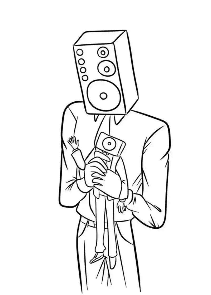 Thỏa sức sáng tạo với tranh tô màu Quỷ đầu loa