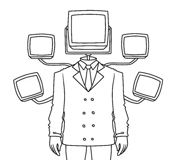 Khám phá tranh tô màu Skibidi Toilet độc đáo