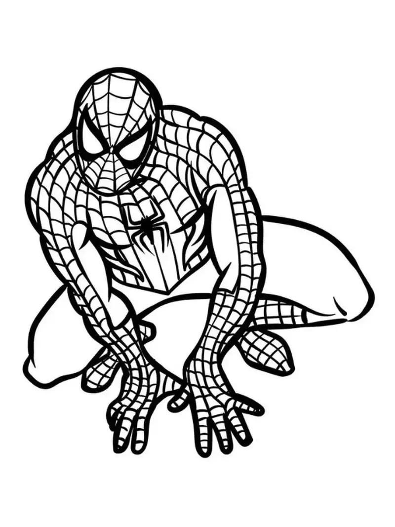 Giúp bé thỏa sức sáng tạo với tranh tô màu Spider Man cho bé