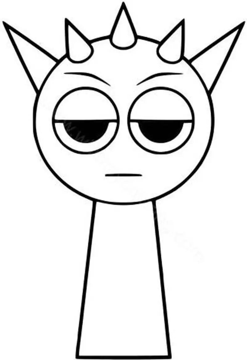 Tải ngay tranh tô màu sprunki in hình siêu đẹp cho bé