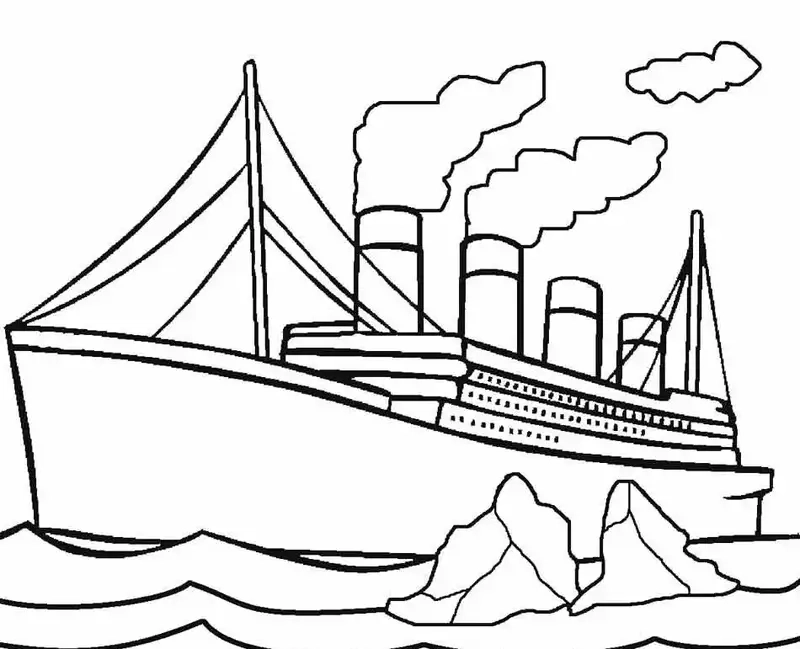 Thử thách khéo tay từ tranh rỗng tô màu tàu thủy