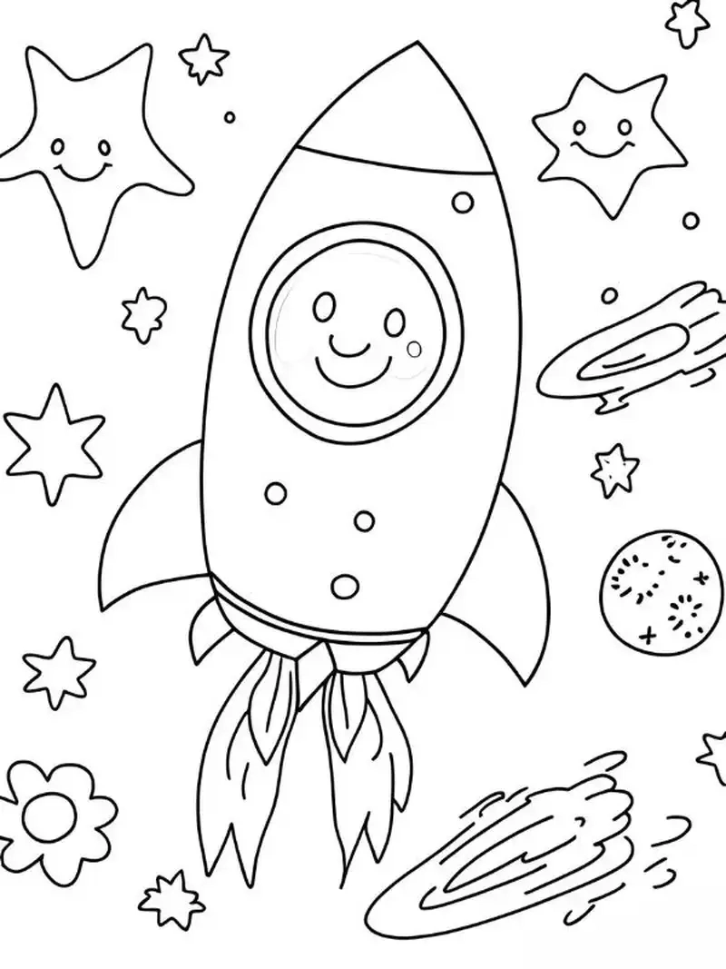 Tranh tô màu tên lửa là như thế nào?