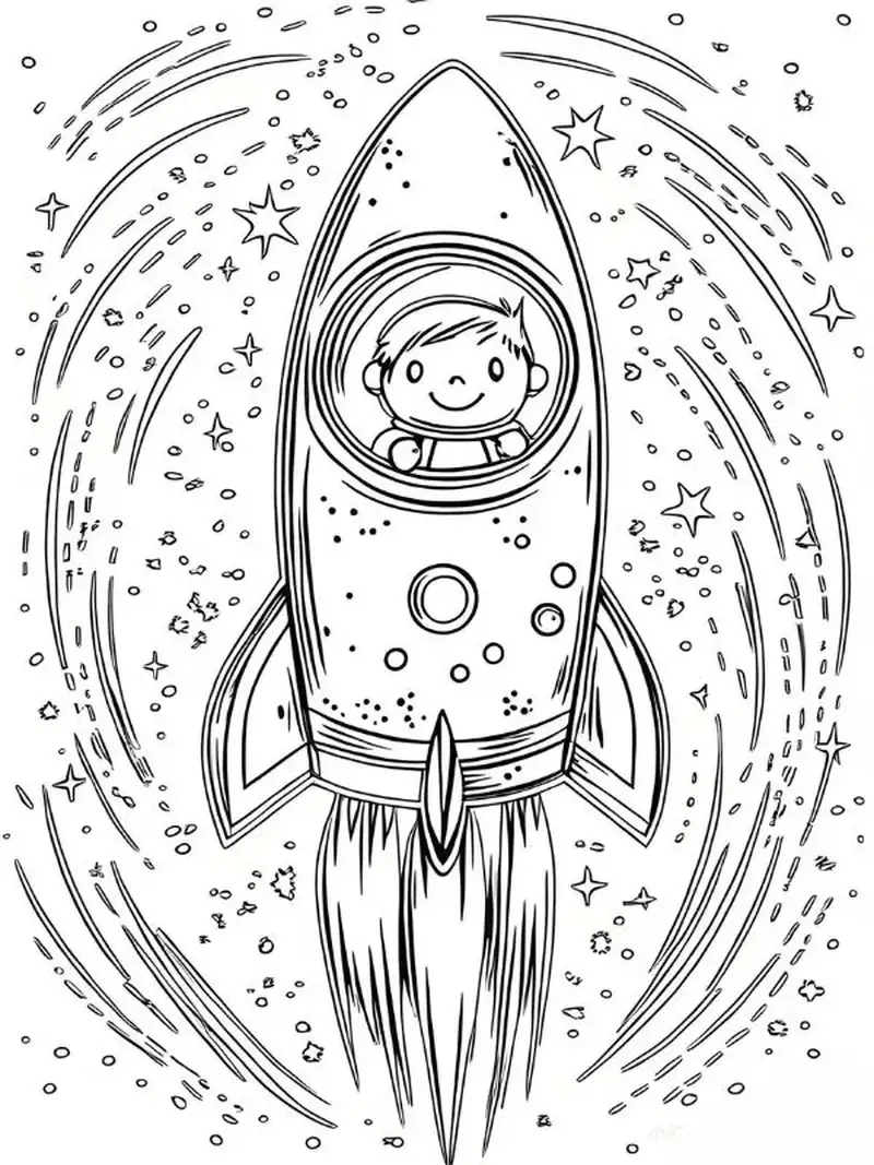 Thử sức với vẽ tranh tên lửa đầy thú vị