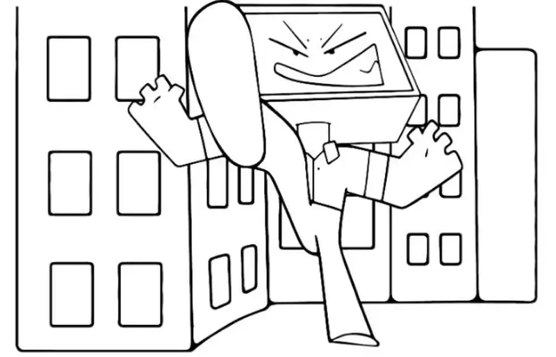 Phát triển trí tưởng tượng với tranh tô màu Titan TV Man cho bé